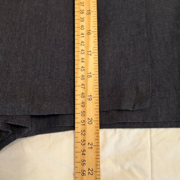 Liz Claiborne Skort 14 Linen Blend Charcoal Gray Preppy Beachy Summer Resort - Picture 8 of 8